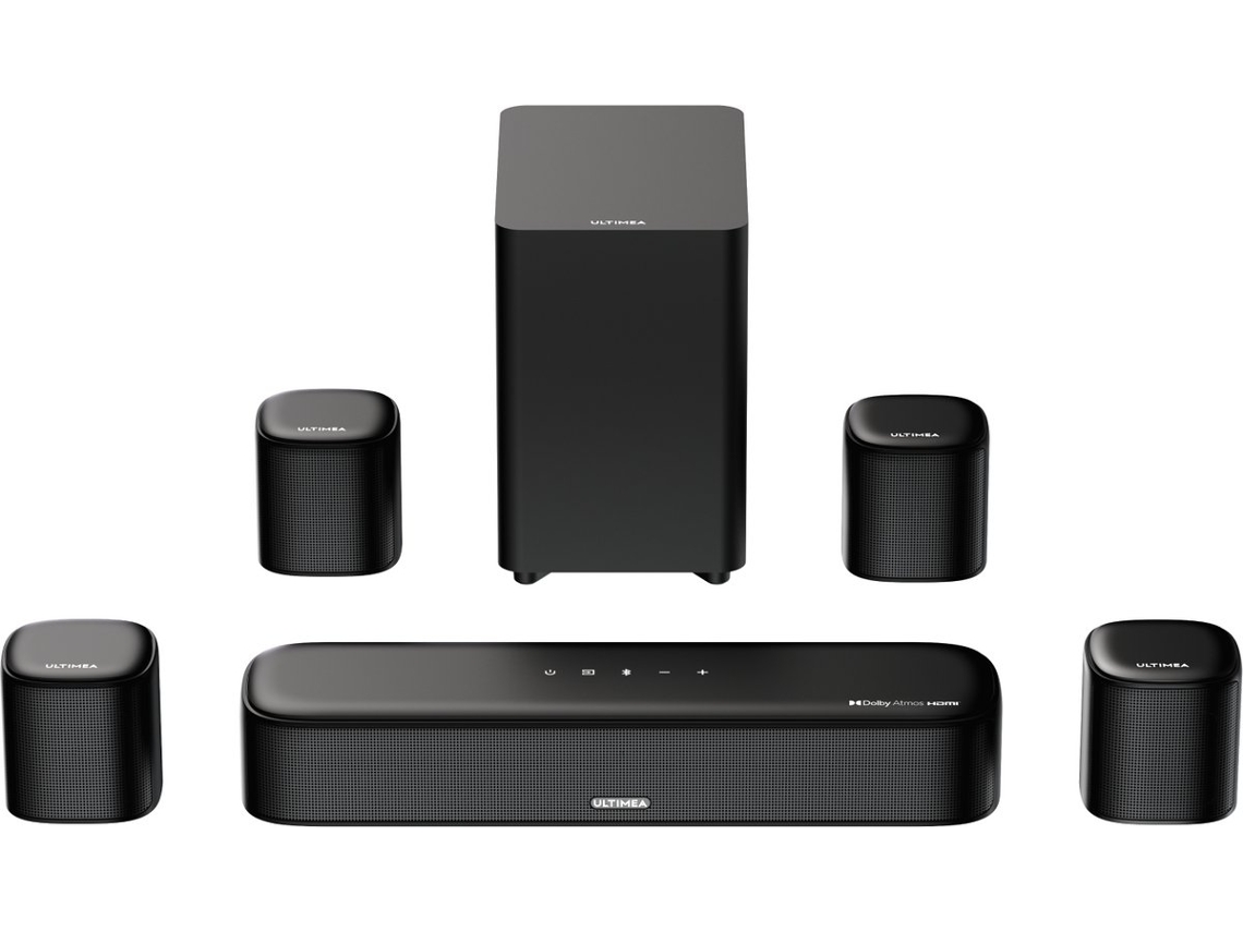 Barra de sonido ULTIMEA Aura A60 (7.1 canales - Dolby Atmos - Control por app - Bluetooth - Negro)