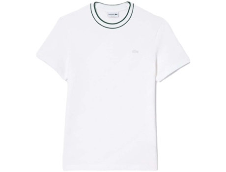 Camiseta de Hombre LACOSTE Corta Blanco (M)