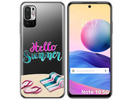 Carcasa Xiaomi POCO M3 Pro 5G TUMUNDOSMARTPHONE Dibujos Transparente Multicolor