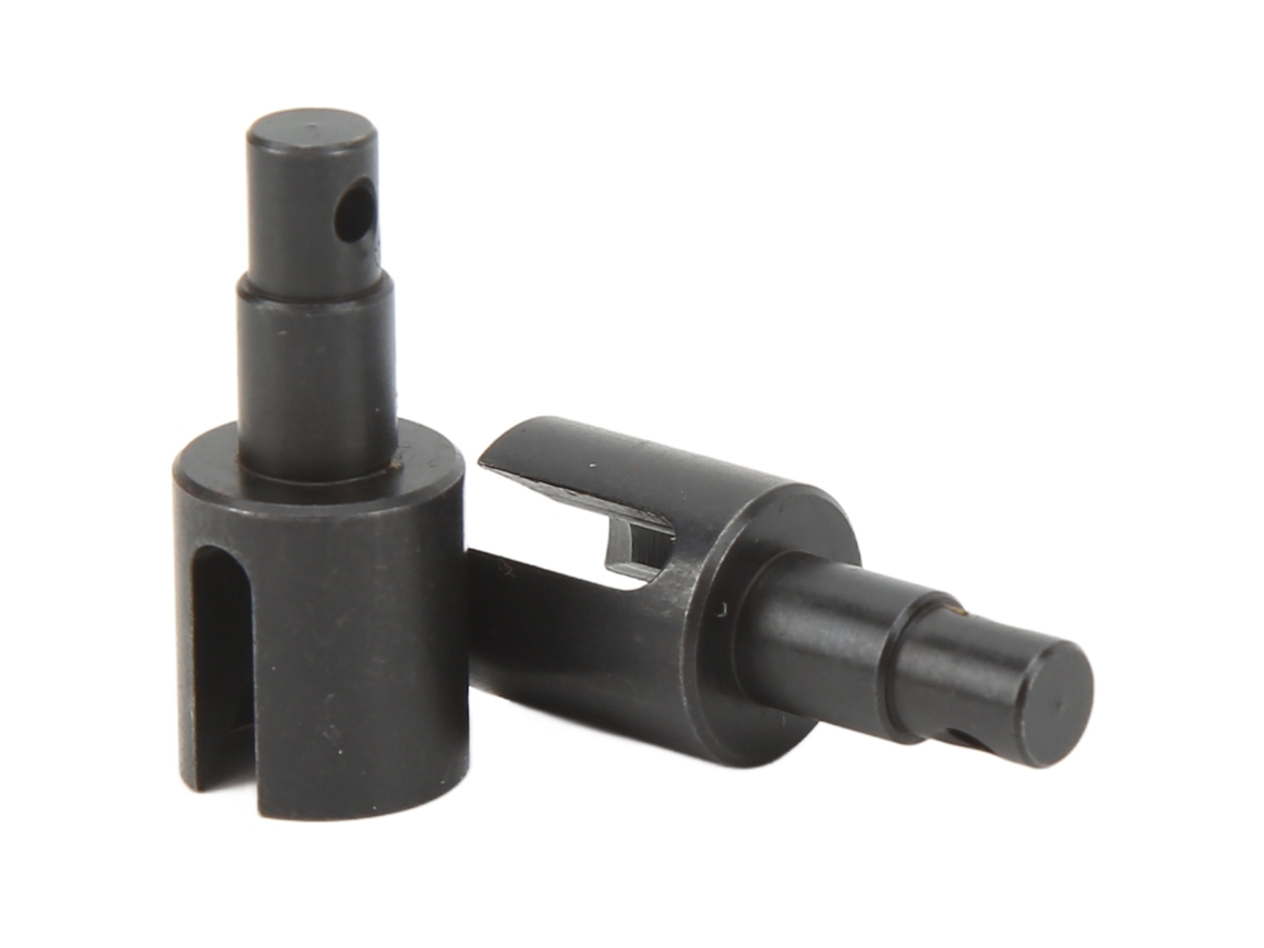 Pieza De Mejora De Acero Outdrive Diferencial Delantero Rc Copa De Accionamiento Para Losi Baja Rey 1/10 Coche Rc 2pcs Negro