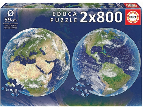 Puzzle EDUCA Round Puzzles Planeta Tierra (Edad Mínima: 12 Años - 0 Piezas)