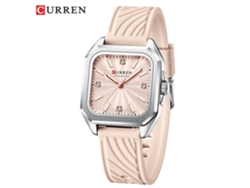 Reloj de pulsera pequeño de cuarzo para mujer MDUG (rosa)