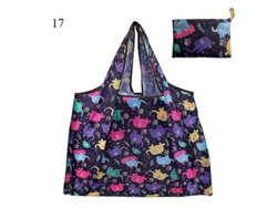 Bolsa de compras reutilizable y plegable para mujer, bolsa ecológica. GOKOCO