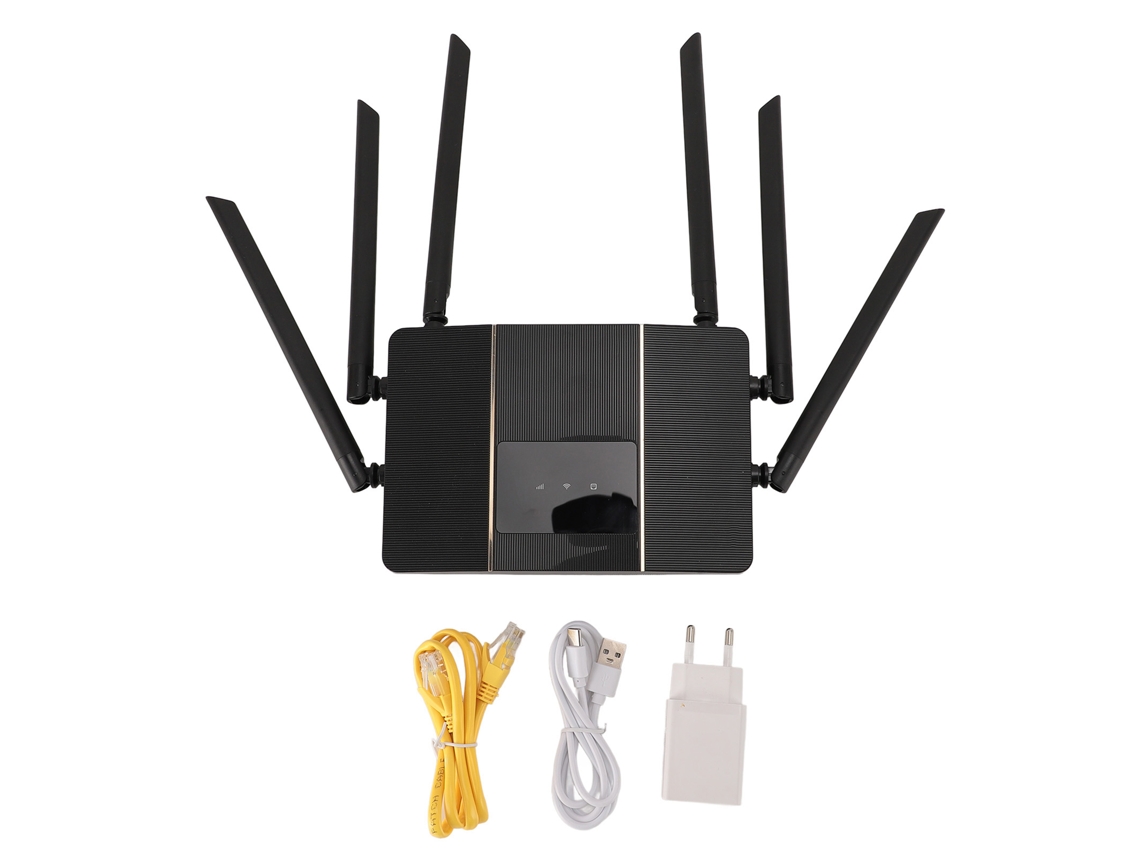 Roteador Sem Fio 4g Lte Cpe Com Slot De Cartão Sim 300mbps 6 Antenas Versão Europa Ásia