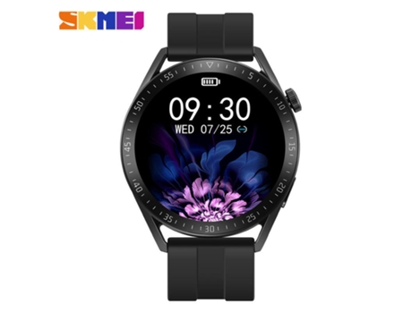 Reloj Inteligente para Hombres, Llamada Reloj De Presión Arterial Rastreador De Ejercicios con Frecuencia Cardíaca Reloj De Oxígeno-Negro LUUCOZK