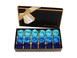 Jabón De Rosas (18 Unidades/caja), Textura Elegante Y Delicada, Aroma Floral, Jabón De Baño, Regalo De Rosas.