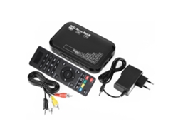 Reproductor Multimedia Mini Box Full Hd 1080p Compatible Con Mmc, Rmvb, Mp3, Avi, Mkv, Usb Y Hdmi.