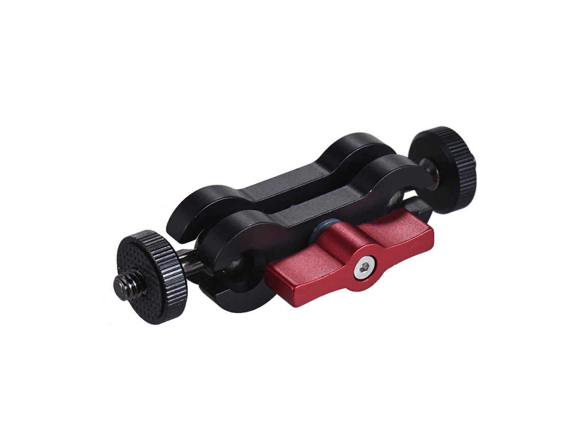 Brazo Mágico Articulado Com Rotula Dupla Parafuso 1/4 Para Monitor, Luz Led E Câmera