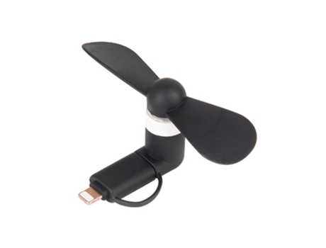 Mini Ventilador SLOWMOOSE Portátil para Smartphones (Negro)