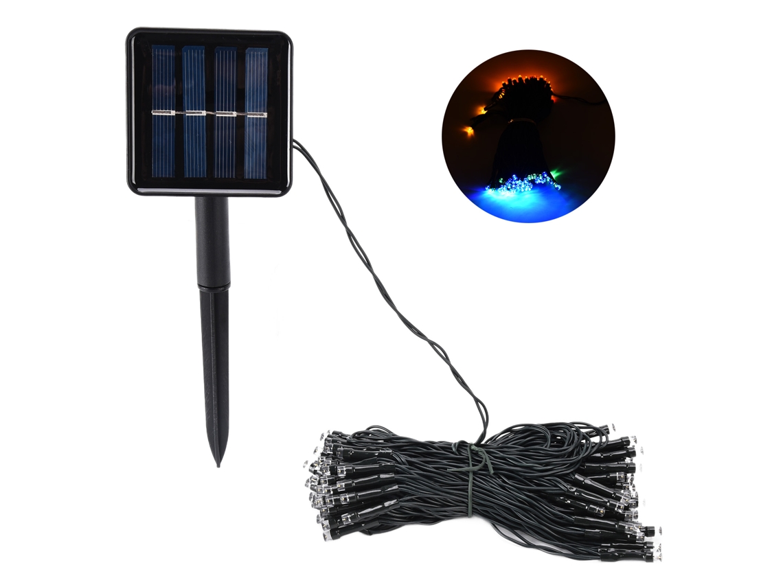 2026-luces De Cascada Led Solares Pequeñas Impermeables Para Exteriores Navidad Halloween Jardín Terraza Fiesta