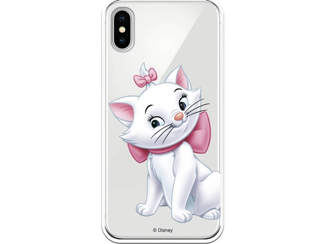 Carcasa iPhone X, XS DISNEY Aristogatos Marie Gris
