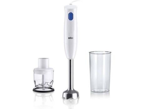 Batidora Mágica + Accesorios BRAUN MultiQuick 1 MQ10.201MWH (450 W - Blanco)