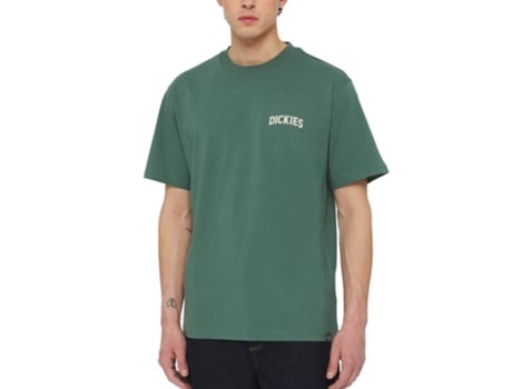 Camiseta de Hombre DICKIES Sapatos Elliston Ss Tecido Verde (XL)