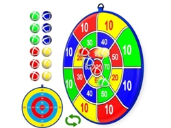 Diana Grande Para Niños Con 12 Bolas Adhesivas, Ideal Para Juegos De Pelota, Para Interiores, Exteriores Y Jardín.