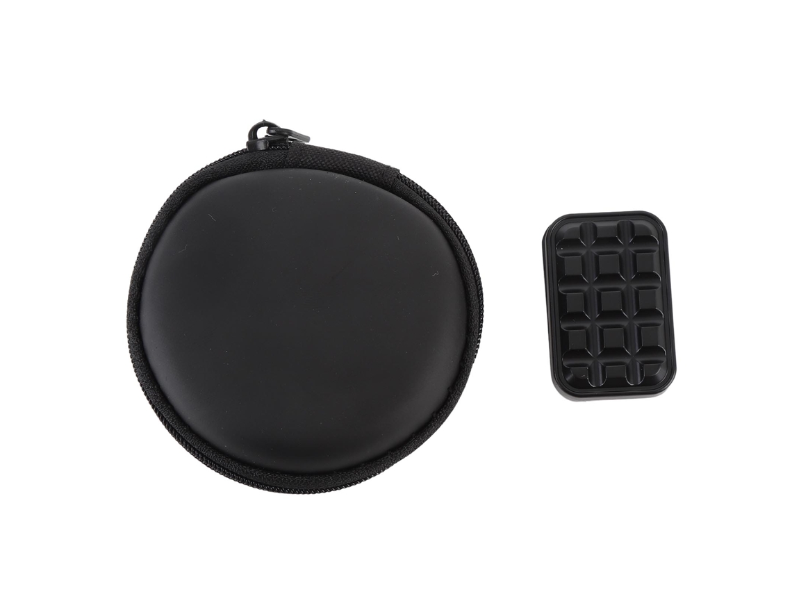 Juguete Deslizante De Metal De Aleación De Aluminio De 50x25x17 Mm Con Bolsa De Almacenamiento - Negro