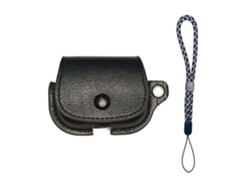 Mochila protectora de piel sintética para auriculares AirPods Pro 2 con cordón