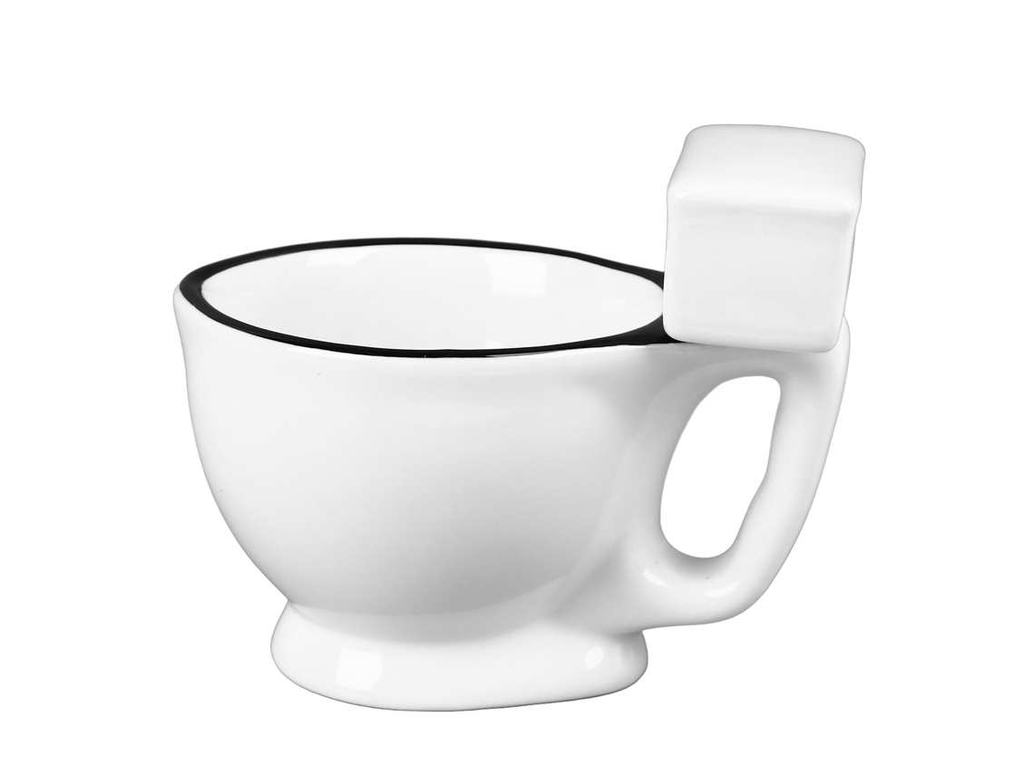Taza De Cerámica De 355 Ml Con Asa - Diseño Creativo De Inodoro - Café, Té, Helado
