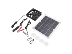 Kit de ventilador solar de 10 W y 6 V para invernaderos y hogares.