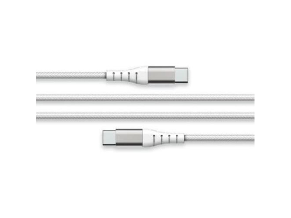 Cable Usb C/Usb C Reforzado 3M - 3A Force Power Blanco FORCE POWER