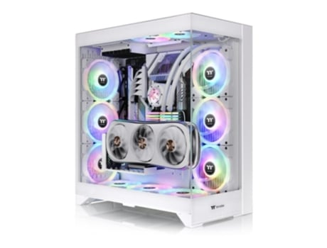 Caja THERMALTAKE Cte E600 Mx Snow Atx 2Xusb 3.0 Sin Fuente Blanco