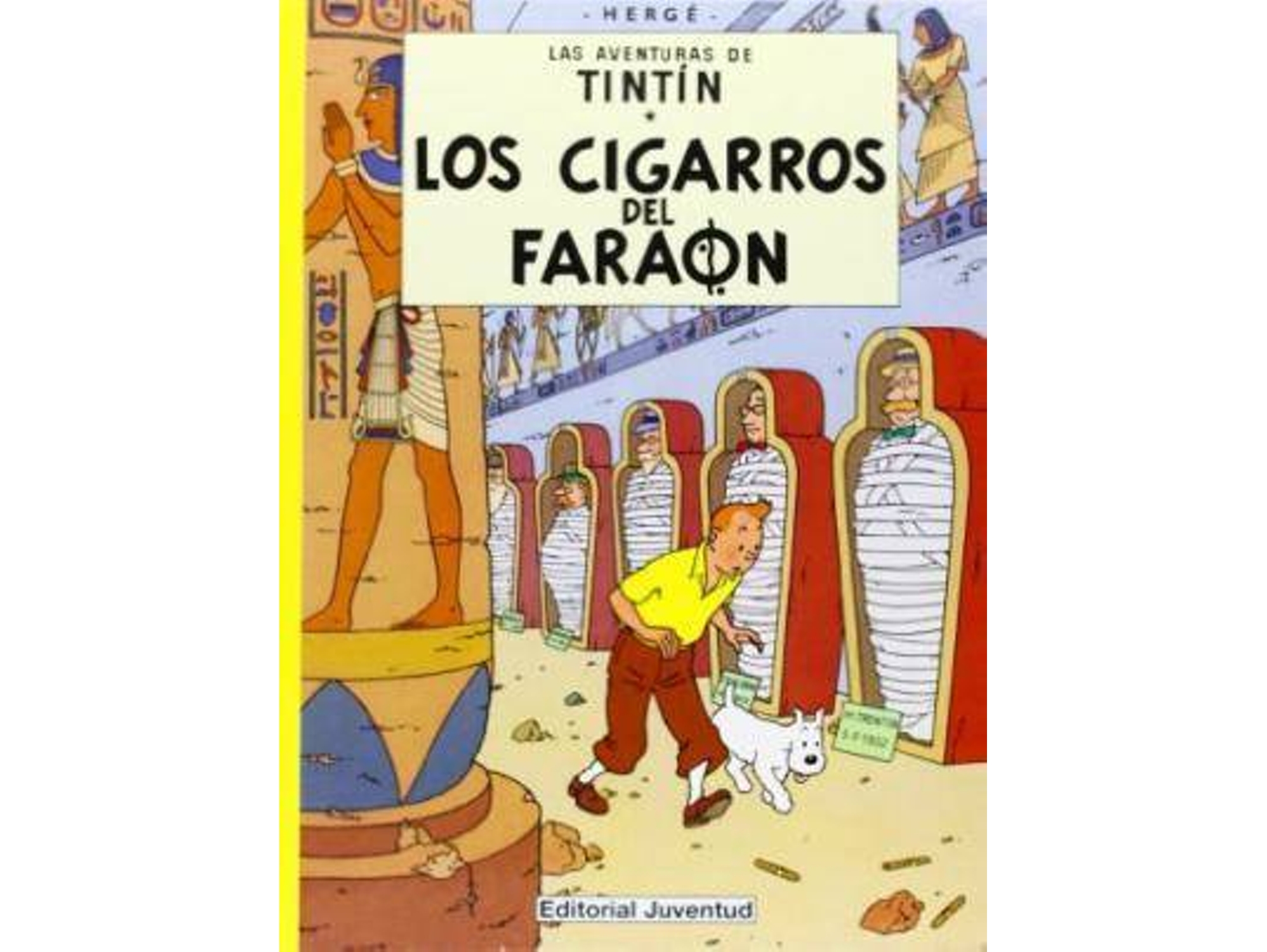 Libro Tintin: Cigarros del Faraon de Hergé (15ª Edición)