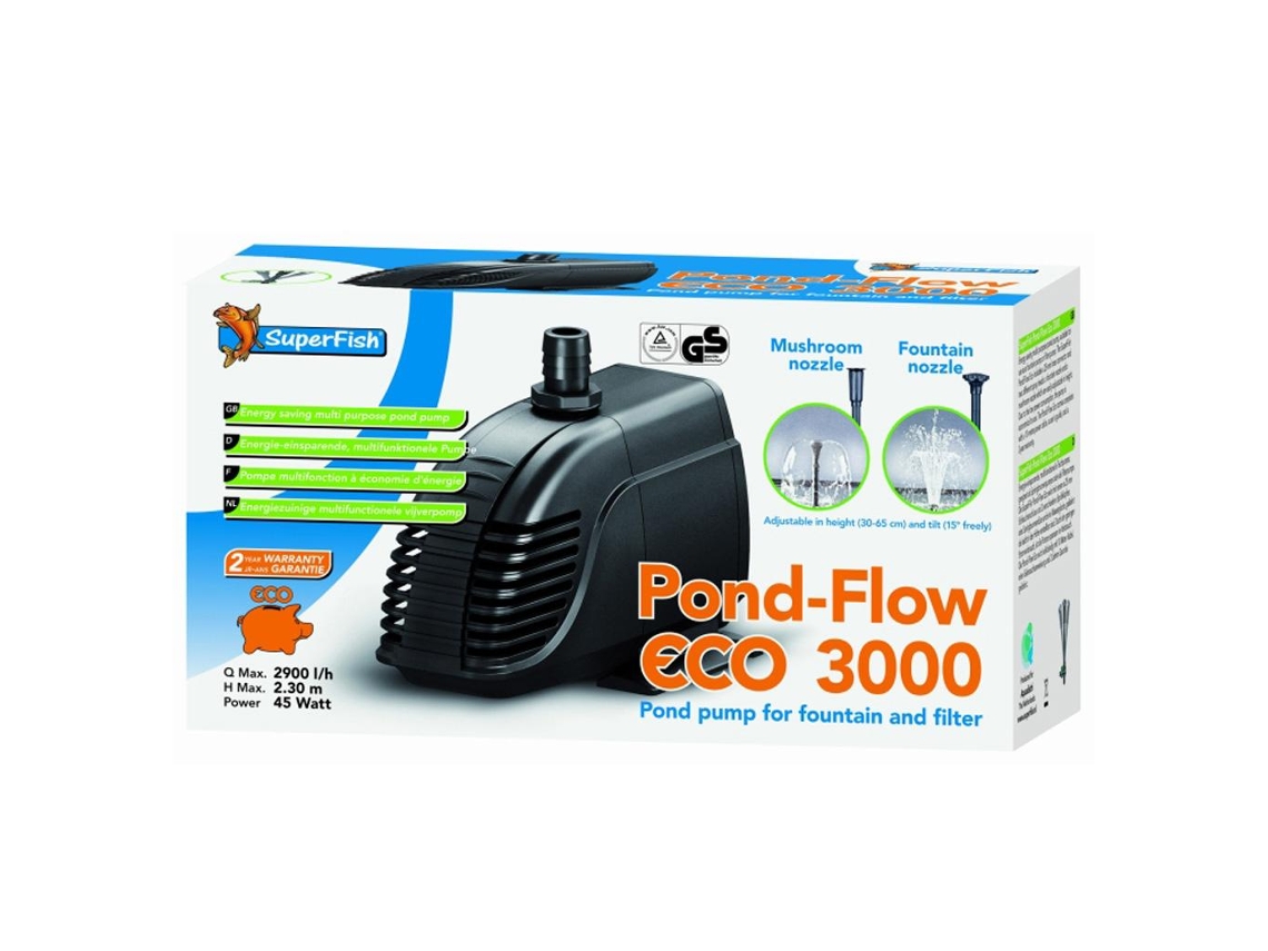 Bomba Repuxo P/ Lago Pond-flow Eco 3.000 (3.000l/h)