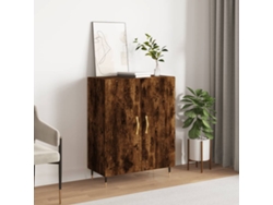 Aparador De Madera De Ingeniería Roble Ahumado 69,5x34x90 Cm