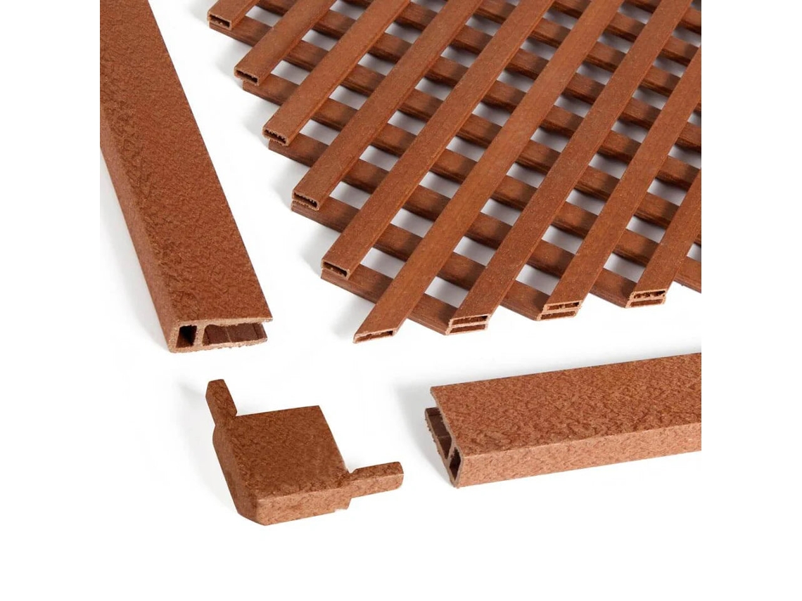 Pack Instalación Lop Truss + 3 Perfiles + Kit Cuadrado Mimbre 0,6x1,15 M NORTENE
