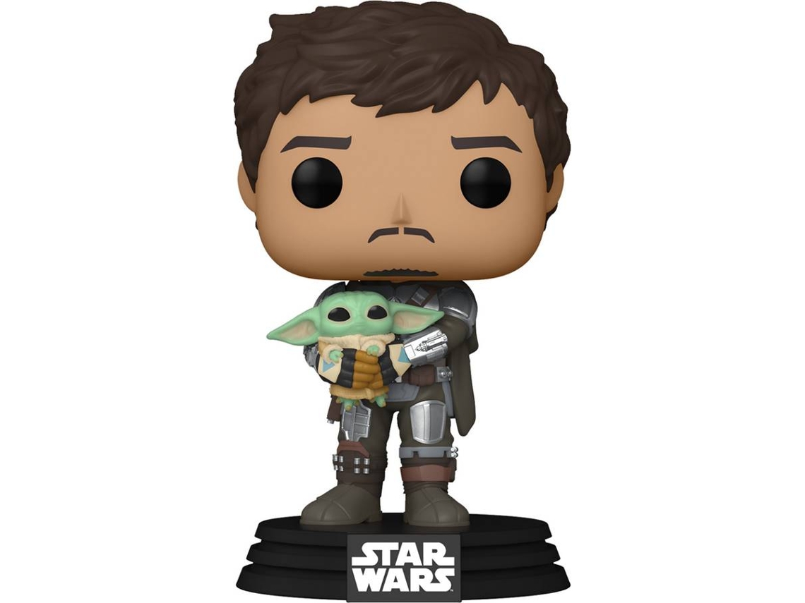 Figura FUNKO Pop! Star Wars - Mandalorian: Mando Holding