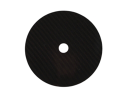 Almohadilla De Ajuste De Fibra De Carbono De Baja Distorsión Para Reproductor De Cd Hi-fi - Negra