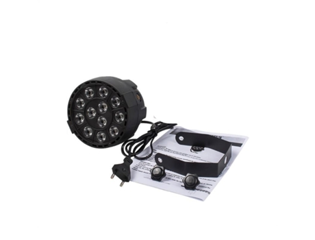 Mini Led Disco Light SLOWMOOSE 54X3W Dj Par Ultravioleta 12X3W Uv [12X3W Uv Par / Uk Plug]