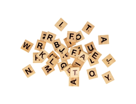 Letras de madera de scrabble ARTEMIO