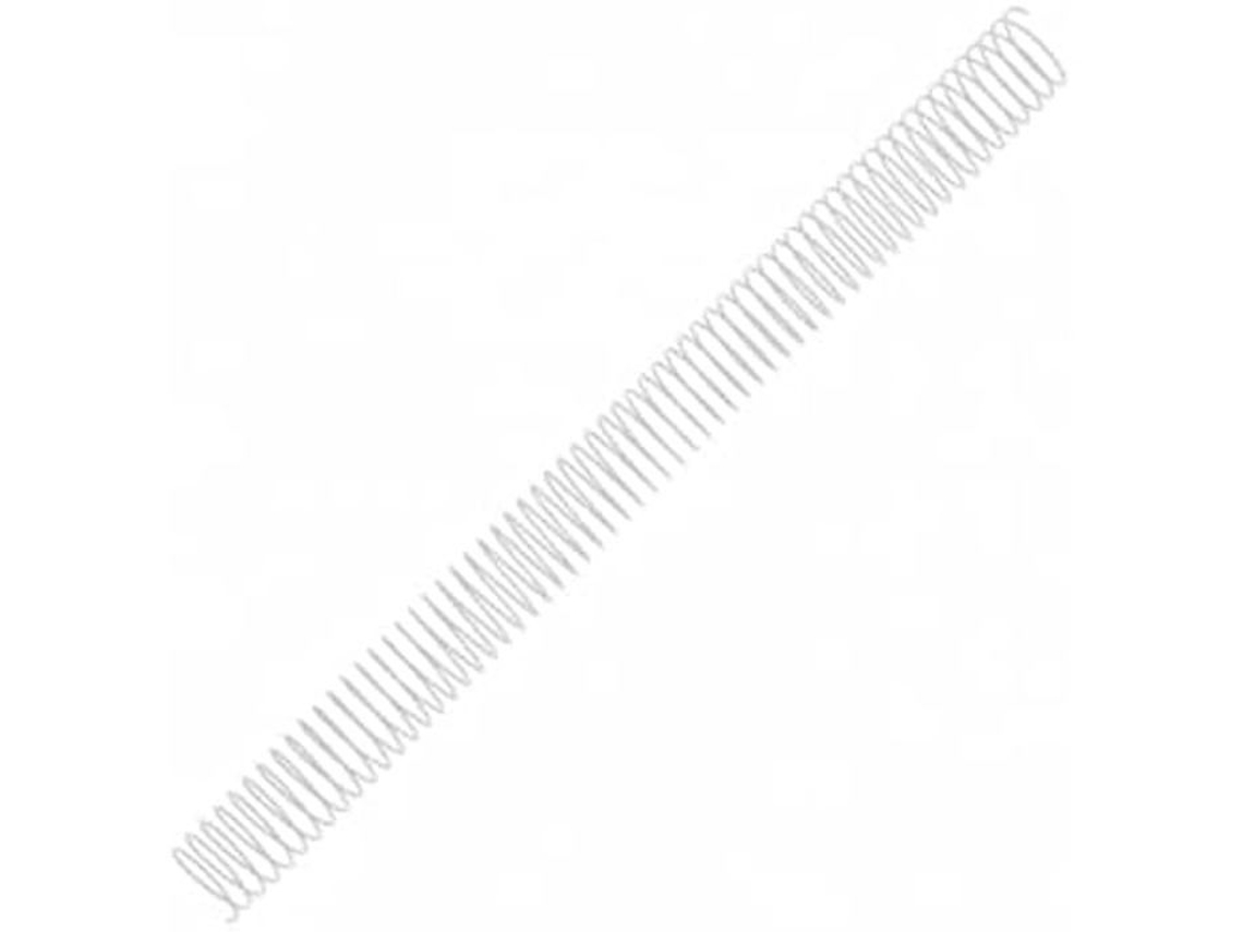 Fellowes 5113701 Espirales Metálicas Paquete de 100 Diámetro 24 Mm Color Blanco