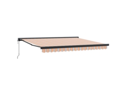 Maison Exclusive - Toldo Retráctil Multicolor 400 X 300 Cm Tela Y Metal