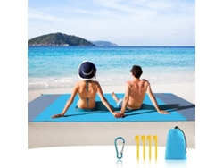 2026-manta Playa Impermeable Anti Arena Con Estacas Y Bolsa De Transporte Para Playa Picnic Camping Viajes