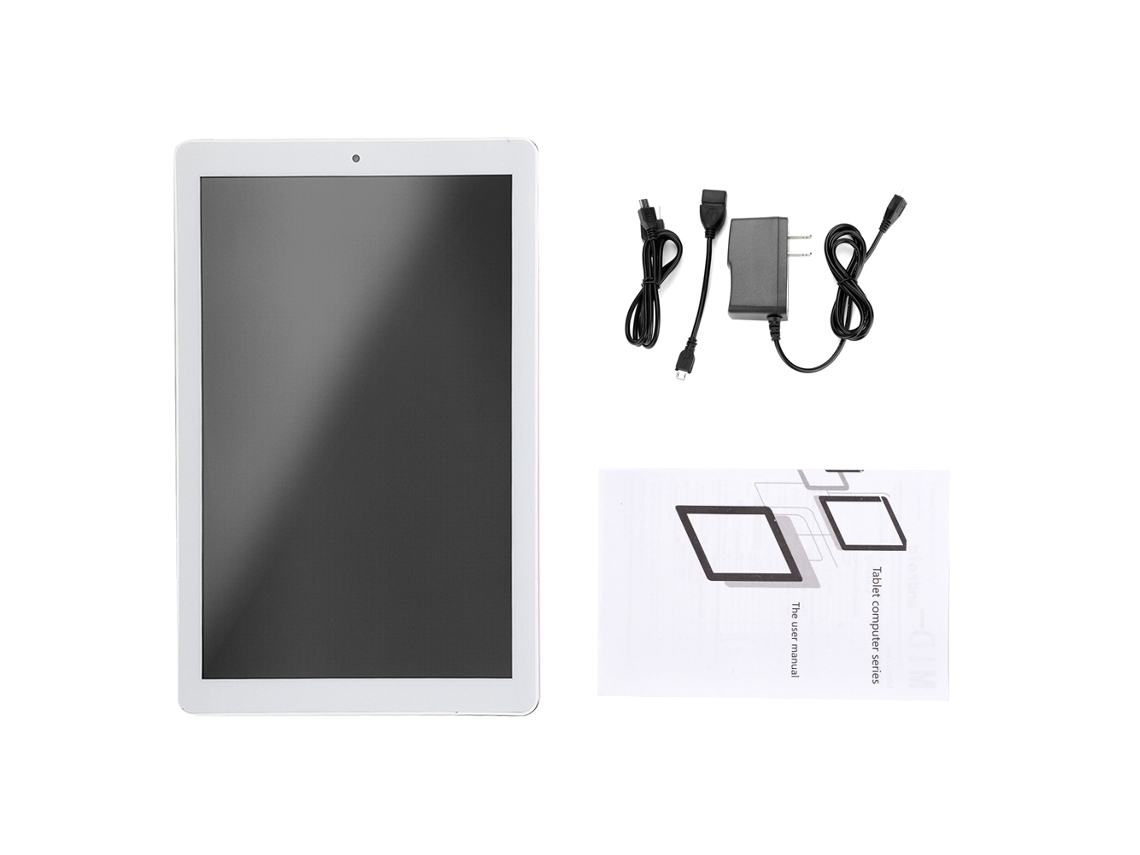 Tableta Android de 10 pulgadas, 2 GB de RAM, cámara dual, Wi-Fi/Bluetooth, color oro rosa claro