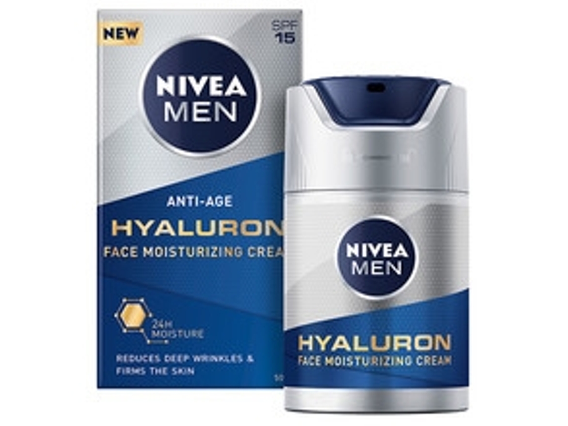 NIVEA - Men Hyaluron Face Moisturizing Cream SPF 15 - Moisturizing anti-wrinkle cream 50ml