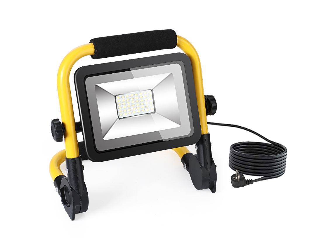Rebe-luz De Emergencia Portátil Led Ip65 Luz De Inundación Con Cable 5m Y Soporte