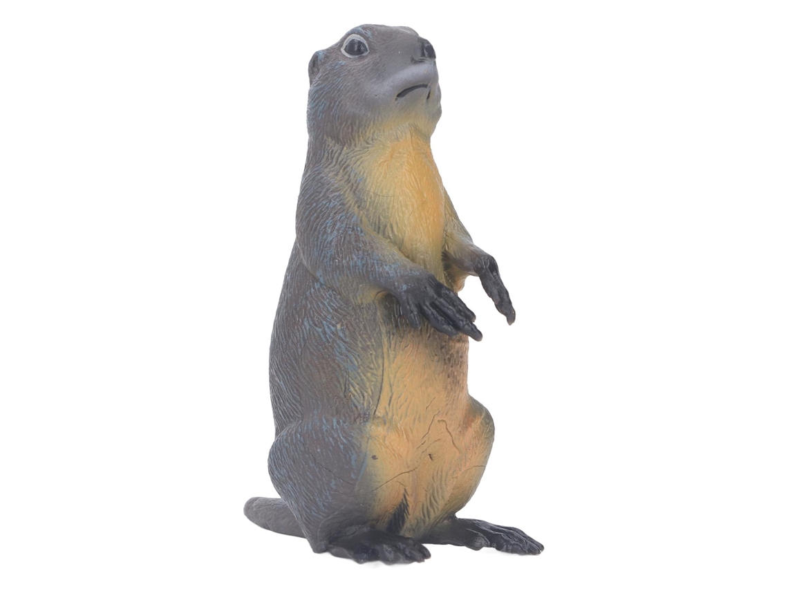 Bjww-figura De Marmota Estátua De Animal Silvestre Modelo De Escultura Plástica Simulada Para Decoración Hogar Y Educación Infantil Pl127‑1015