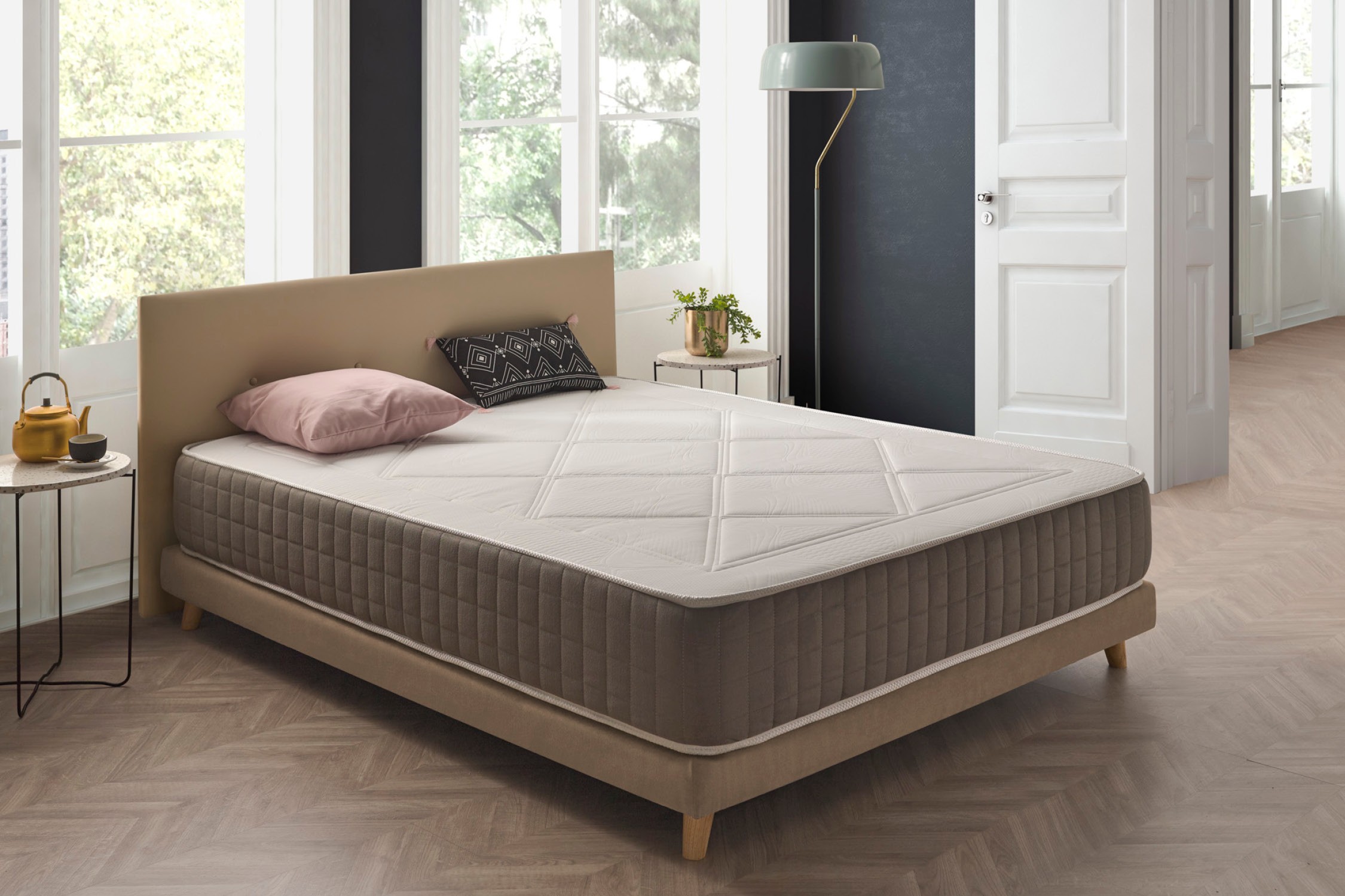 Colchón MOOM NATURE Continental Viscoelástico (200x180 cm - Altura: 25 cm)
