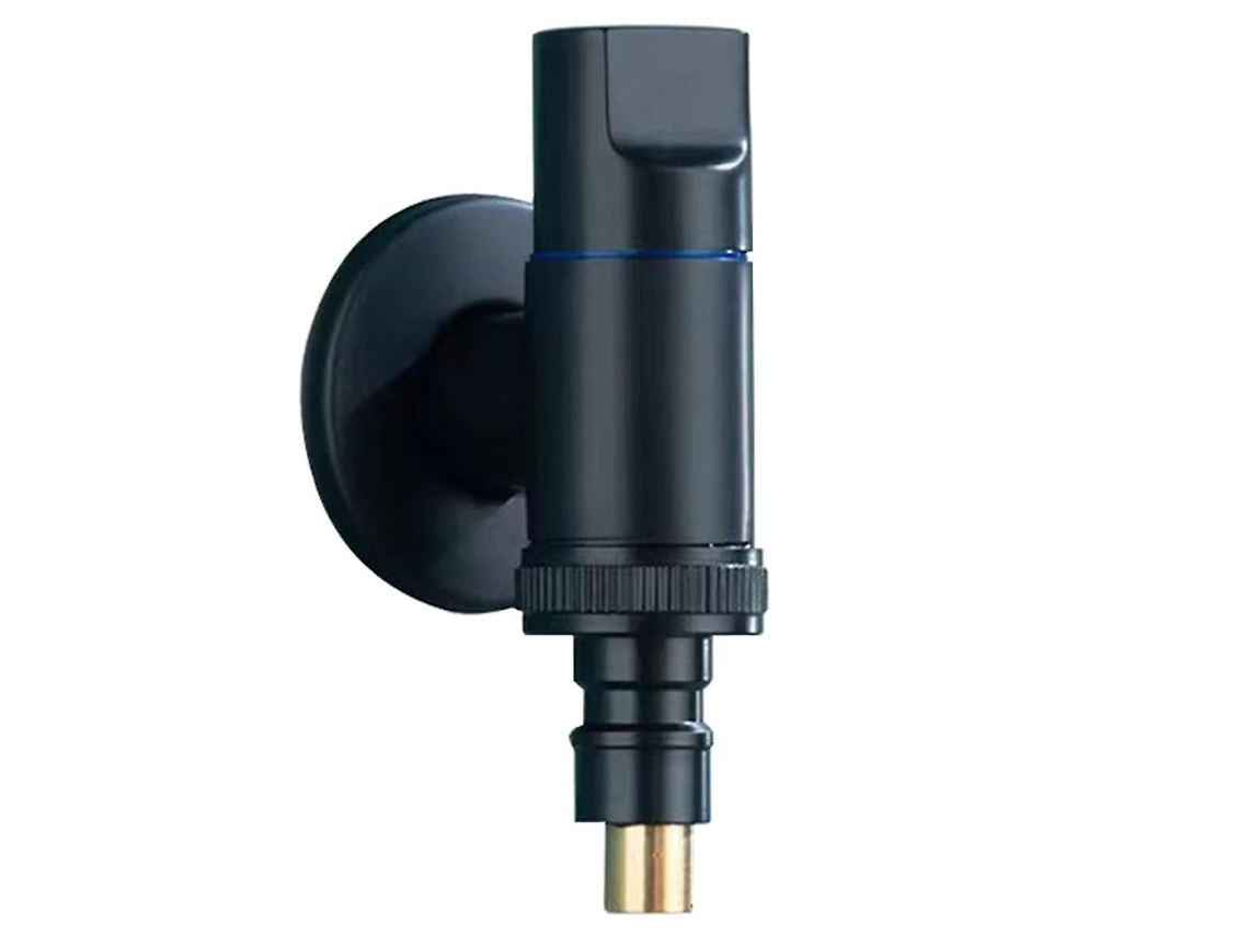 Grifo De Latón Macizo Para Lavadora, Instalación Fácil, Control De Flujo Alto, Montaje En Pared, Grises/negro/plata Negro