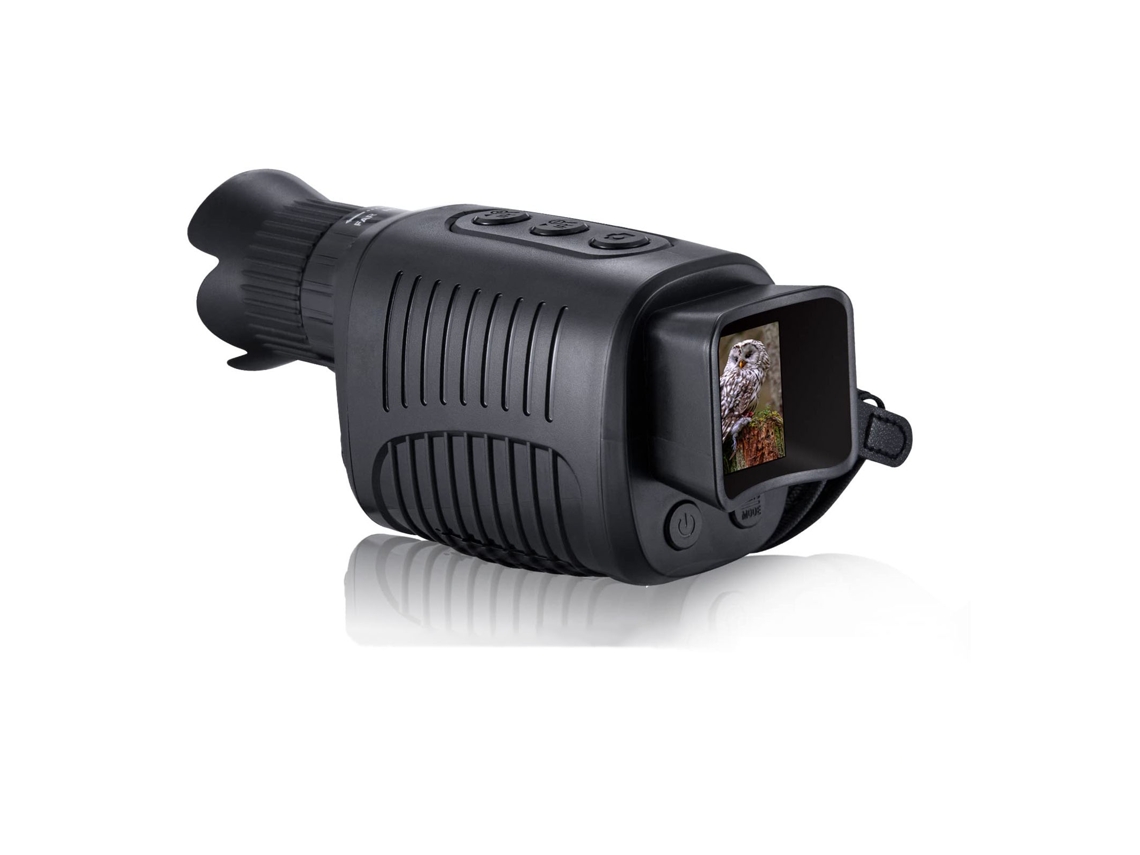 Monocular de visión nocturna digital para 100% de oscuridad, vídeo Full HD de 1080p Gafas de visión nocturna por infrarrojos de larga distancia Binoculares para caza, camping, CHRONUS
