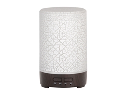 Humidificador Digitallab de 150 ml, luz ambiental nocturna, diseño silencioso, niebla fina (veta de madera oscura)