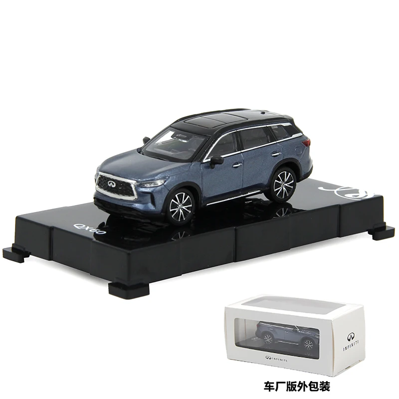 (azul-acinzentado) Modelo De Carro Em Liga Metálica Na Escala 1:64 E Modelo De Carro De Brinquedo