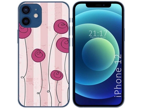 Carcasa iPhone 12 / 12 Pro (6.1) TUMUNDOSMARTPHONE Flores Vintage Multicolor