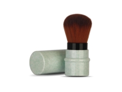 Brocha Para Base De Maquillaje Con Mango Elástico Corto - Verde