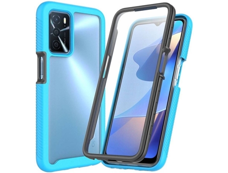 Funda Oppo A16 HFS-HOUSE Full Coverage (Azul)