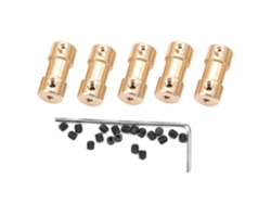 5 acoplamientos de cobre para adaptador de conector de eje de motor de 5-5 mm