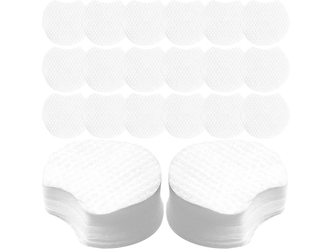Lingettes Démaquillantes Épaisses 2400 Pièces Format Demi, Lune Bord Découpé En Tissu Non Tissé D...