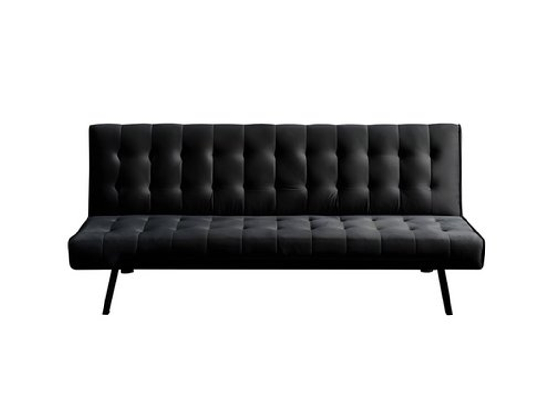 Sofá-Cama SALDOSYSTOCKS (Tejido - Negro - 168 x 69 cm)